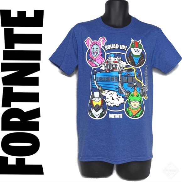 FORTNITE Other - NWT Fortnite Squad Up Battle Bus Tee Men’s Sz S